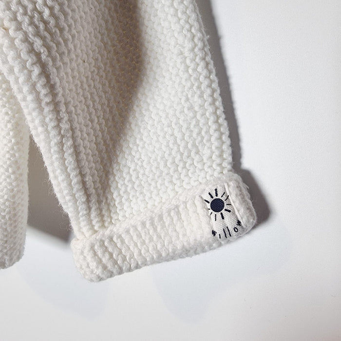 3-6M
White Knit Cardi