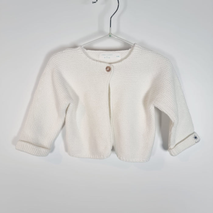 3-6M
White Knit Cardi
