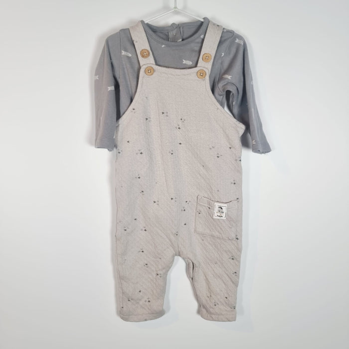 6-9M
Fish & Stars Dungarees