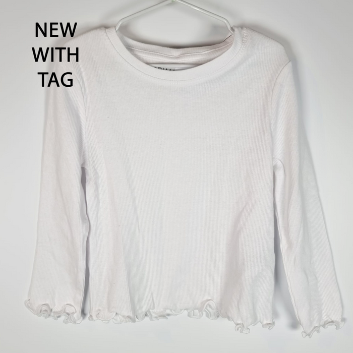 2-3Y Ribbed Long Sleeve
