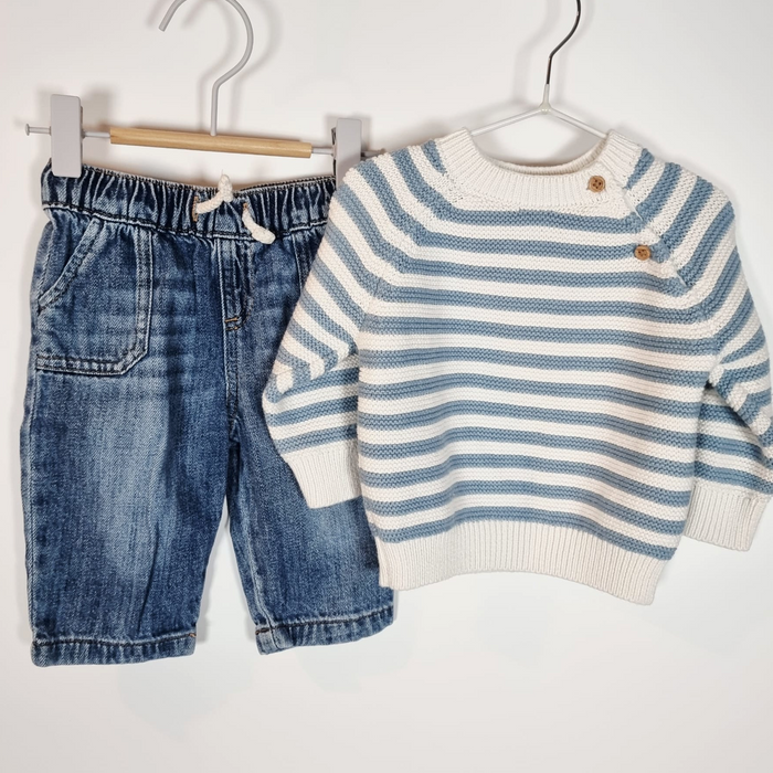 3-6M
Striped Jumper Set