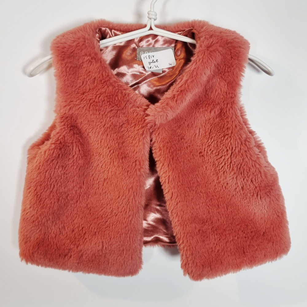 18-24M Faux Fur Gilet
