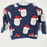 6-9M
Santa Print Sweater