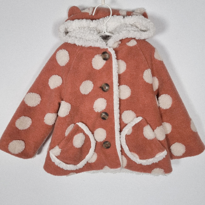 3-4Y
Fleece Coatigan
