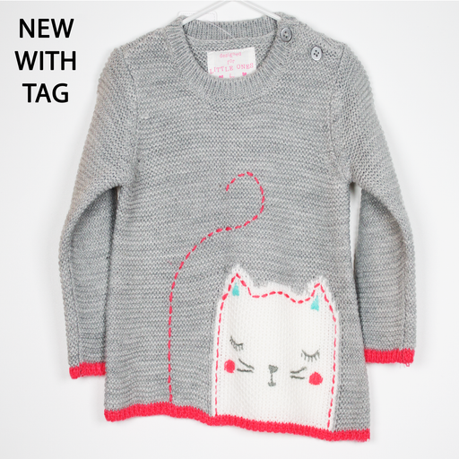 6-9M
Sleepy Kitty Jumper