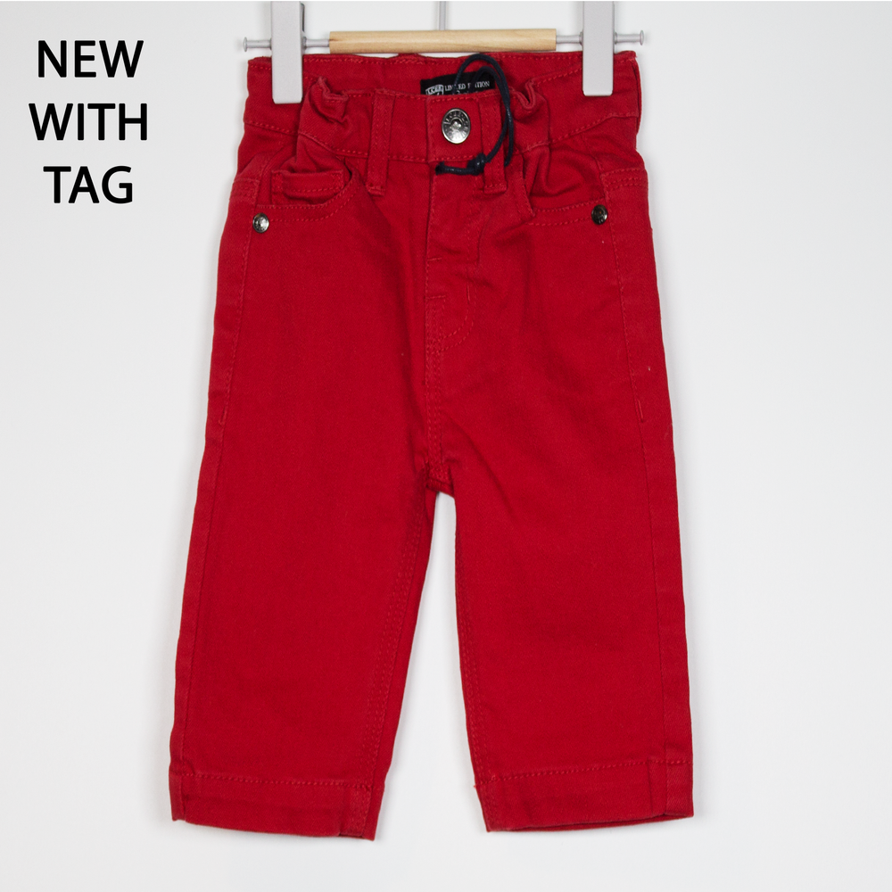 3-6M
Red Jeans