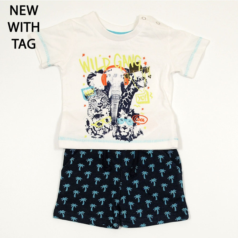 00-03M Safari Shorts and T-Shirt Set