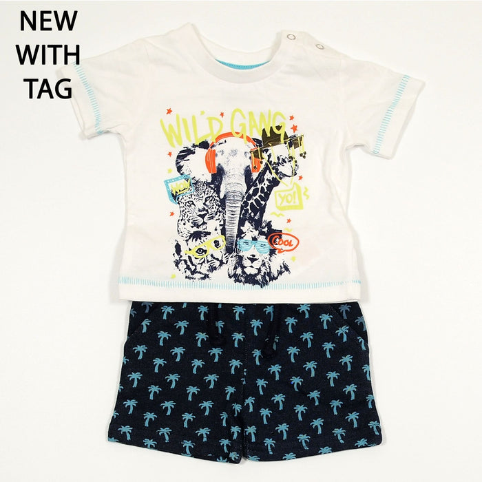 00-03M Safari Shorts and T-Shirt Set