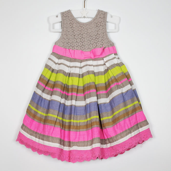 03-06M Grey/Pink Dress