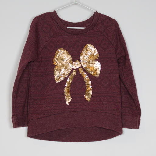 12-18M
Sequin Bow Sweater