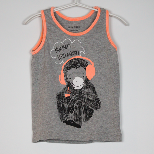 9-12M
Mummy's Monkey Vest