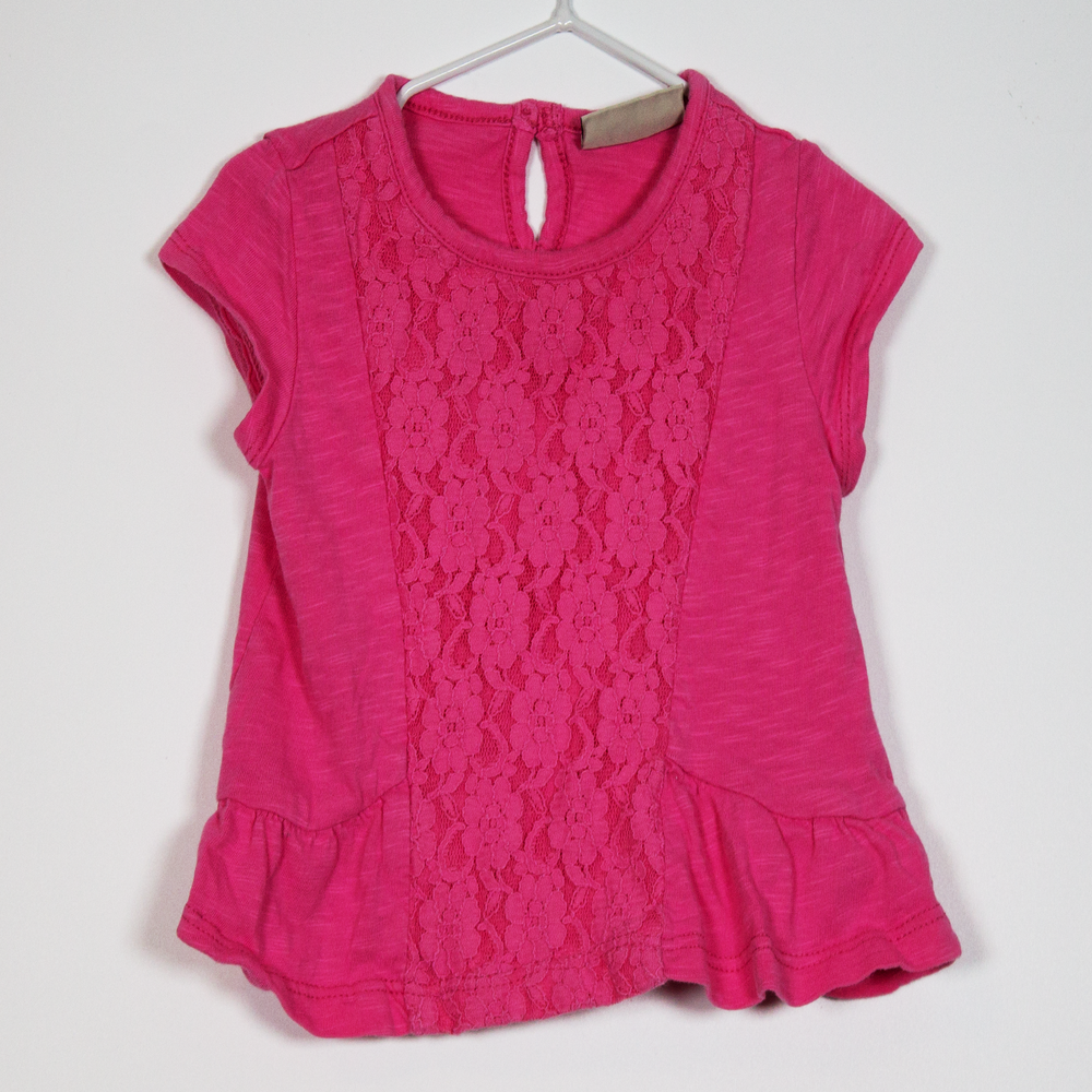 3-6M
Lace Panel Tee