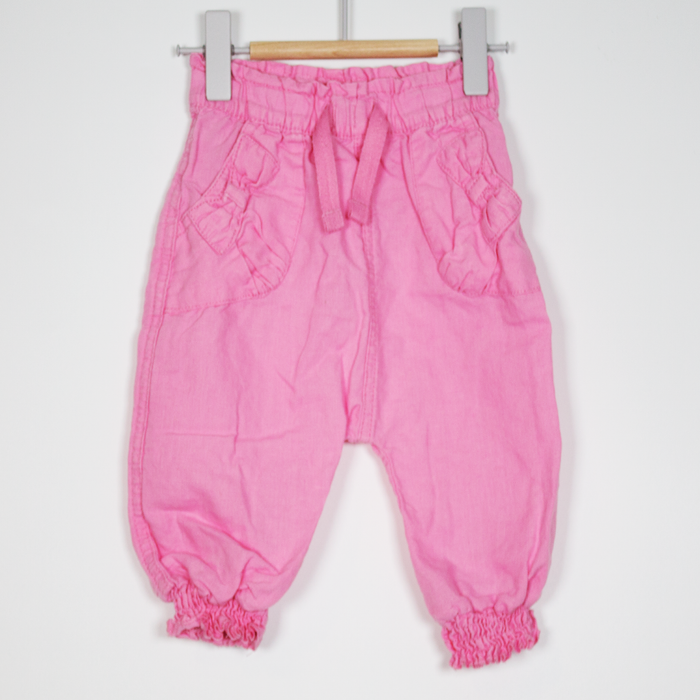 3-6M
Pink Linen Blend Pants
