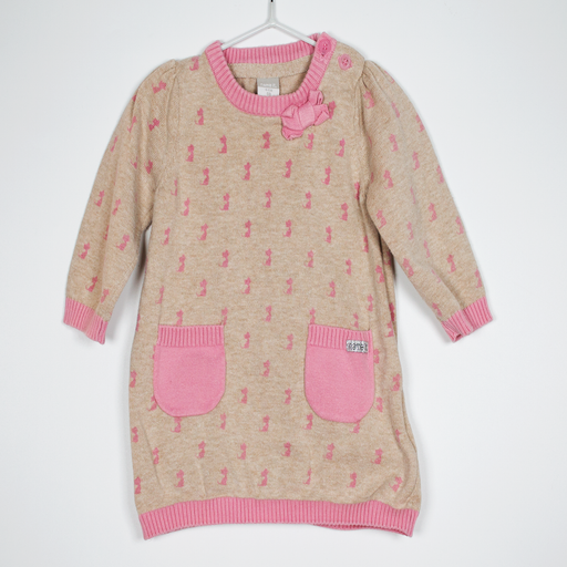 4-6M
Kitten Jumper Dress