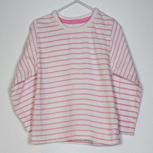 6-9M
Pink/White Stripe Top