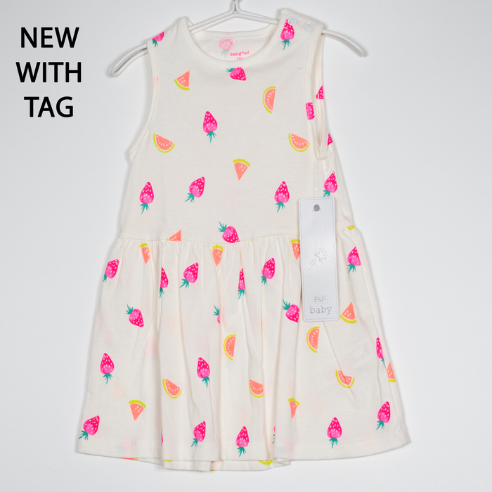 6-9M
Strawberries & Melon Dress