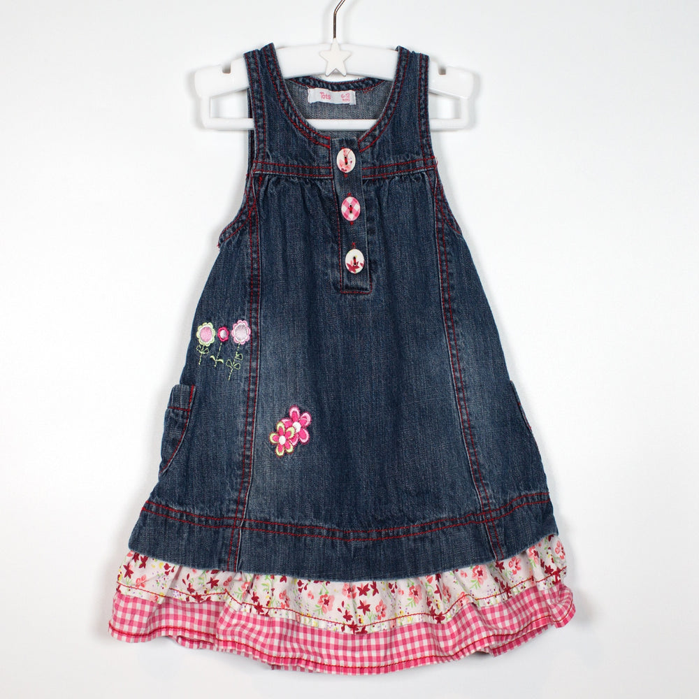 06-12M Denim Country Style Dress