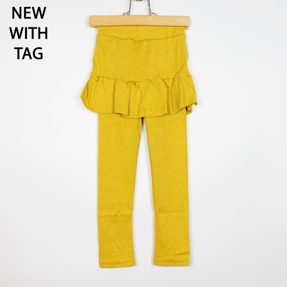 4-5Y Mustard Skirted Leggings